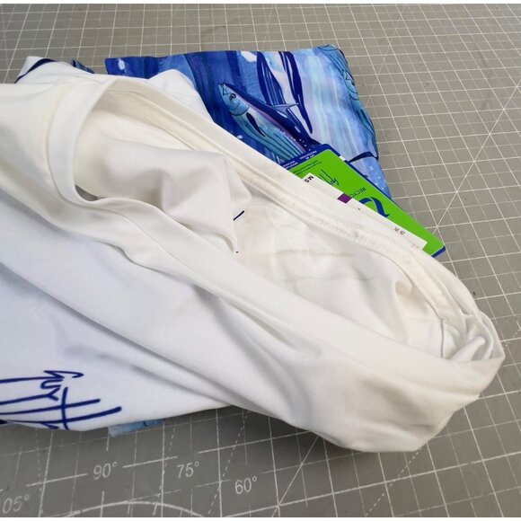 Guy Harvey Men’s XXL Long Sleeve Big Blue Tuna Performance Shirt - Picture 7 of 8